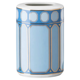 Signum-vaas van porselein, klein, blauw