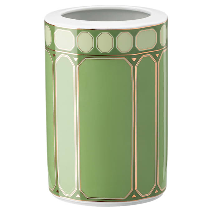 Signum-vaas van porselein, medium, groen Signum-vaas van porselein, medium, groen