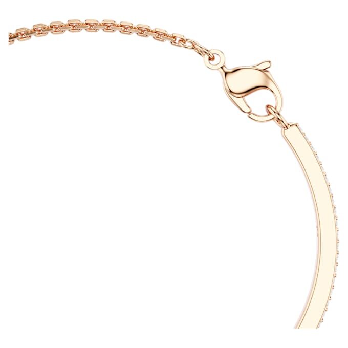 Slangenarmband met gemengde slijpvormen, Jaar van de Slang, rood, roségoudkleurig verguld Slangenarmband met gemengde slijpvormen, Jaar van de Slang, rood, roségoudkleurig verguld