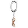 Sleutelhanger Infinity, wit, gemengde metalen afwerking Sleutelhanger Infinity, wit, gemengde metalen afwerking