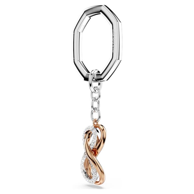 Sleutelhanger Infinity, wit, gemengde metalen afwerking Sleutelhanger Infinity, wit, gemengde metalen afwerking