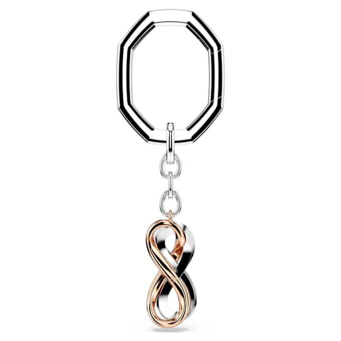 Sleutelhanger Infinity, wit, gemengde metalen afwerking Sleutelhanger Infinity, wit, gemengde metalen afwerking