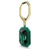 Sleutelhanger met achthoekige slijpvorm, groen, gemengde metalen afwerking Sleutelhanger met achthoekige slijpvorm, groen, gemengde metalen afwerking