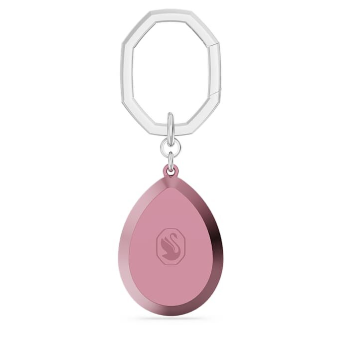 Sleutelhanger met peervormige steen, roze Sleutelhanger met peervormige steen, roze