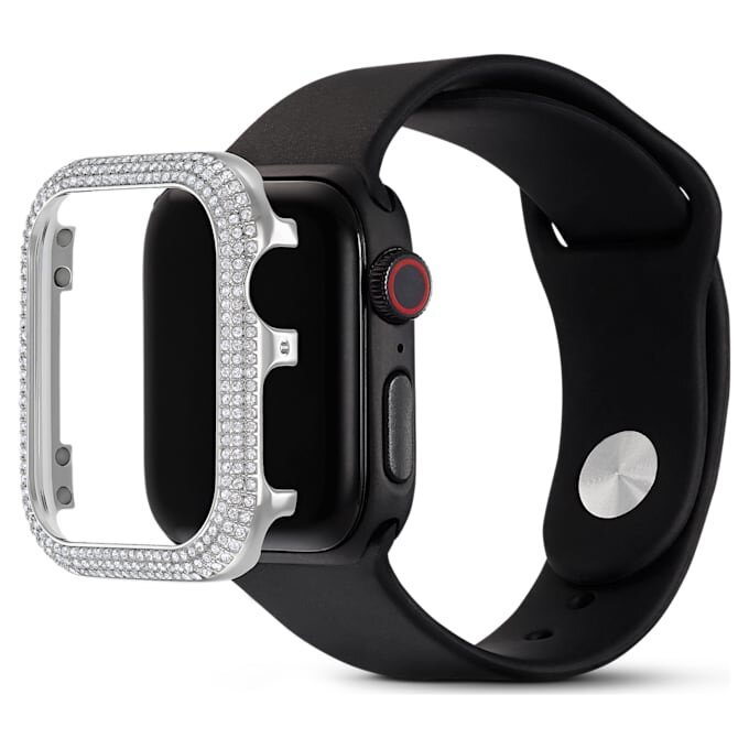 Sprankelende hoes voor Apple Watch® Series 4 & 5, 40 mm, zilverkleurig Sprankelende hoes voor Apple Watch® Series 4 & 5, 40 mm, zilverkleurig