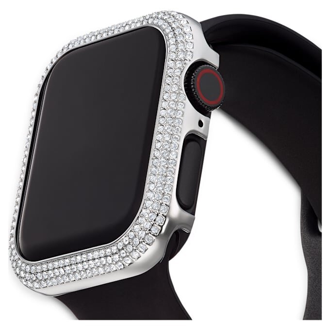 Sprankelende hoes voor Apple Watch® Series 4 & 5, 40 mm, zilverkleurig Sprankelende hoes voor Apple Watch® Series 4 & 5, 40 mm, zilverkleurig