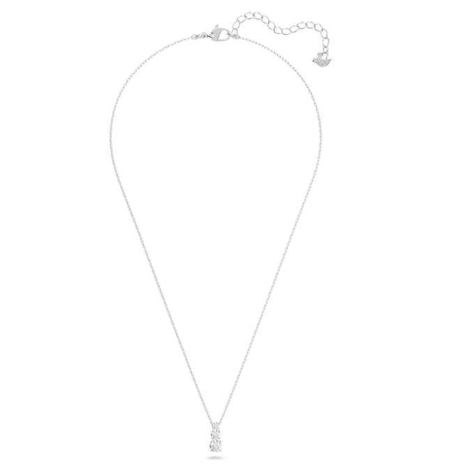 Stilla Attract hanger, ronde slijpvorm, wit, gerhodineerd Stilla Attract hanger, ronde slijpvorm, wit, gerhodineerd
