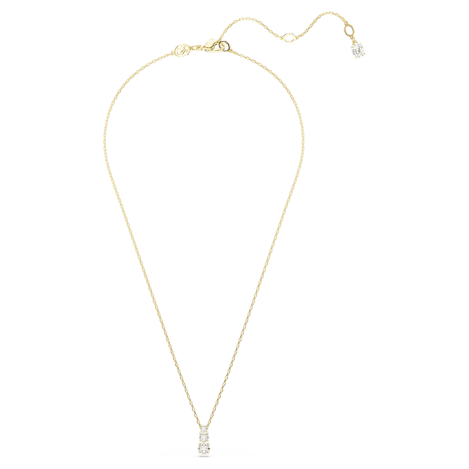 Stilla Attract hanger, ronde slijpvorm, wit, verguld Stilla Attract hanger, ronde slijpvorm, wit, verguld