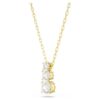 Stilla Attract hanger, ronde slijpvorm, wit, verguld Stilla Attract hanger, ronde slijpvorm, wit, verguld