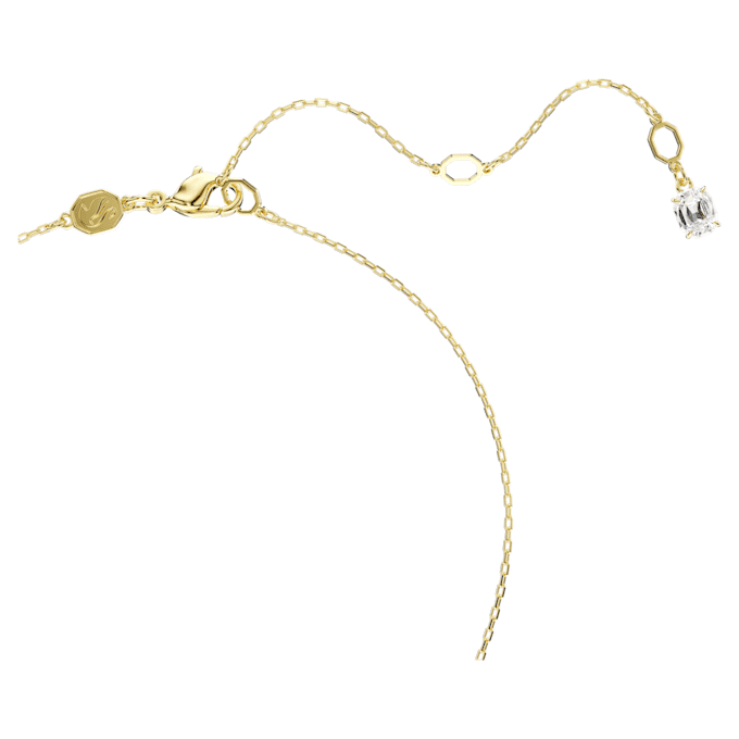 Stilla Attract hanger, ronde slijpvorm, wit, verguld Stilla Attract hanger, ronde slijpvorm, wit, verguld