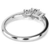 Stilla Attract-ring met ronde slijpvorm, wit, zilverkleurige afwerking Stilla Attract-ring met ronde slijpvorm, wit, zilverkleurige afwerking