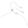 Stilla Attract Y-ketting met ronde slijpvorm, blauw, gerhodineerd Stilla Attract Y-ketting met ronde slijpvorm, blauw, gerhodineerd