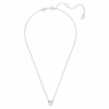 Stilla-hanger met ronde slijpvorm, wit, gerhodineerd Stilla-hanger met ronde slijpvorm, wit, gerhodineerd
