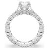Stilla-ringset (2), ronde slijpvorm, wit, gerhodineerd Stilla-ringset (2), ronde slijpvorm, wit, gerhodineerd