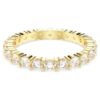 Stilla-ringset (2), ronde slijpvorm, wit, verguld Stilla-ringset (2), ronde slijpvorm, wit, verguld