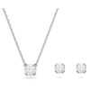 Stilla-set met ronde slijpvorm, wit, gerhodineerd Stilla-set met ronde slijpvorm, wit, gerhodineerd