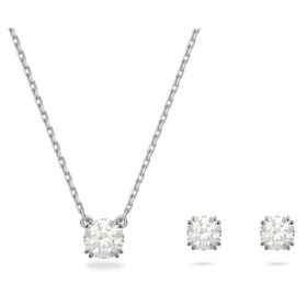 Stilla-set met ronde slijpvorm, wit, gerhodineerd