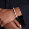 Sublima-armband Snow Pavé, wit, gerhodineerd Sublima-armband Snow Pavé, wit, gerhodineerd