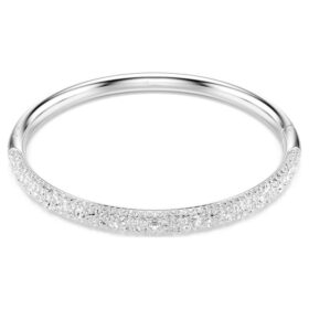 Sublima-armband Snow Pavé, wit, gerhodineerd