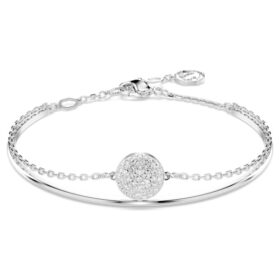 Sublima-armband wit, gerhodineerd