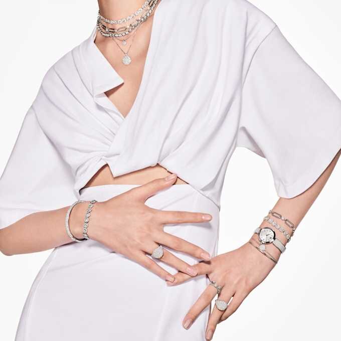 Sublima-armband wit, gerhodineerd Sublima-armband wit, gerhodineerd