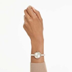 Sublima armbandhorloge, Swiss Made, metalen armband, goudkleurig, champagnekleurige afwerking
