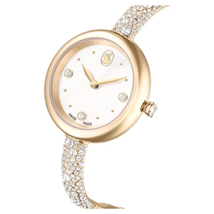 Sublima armbandhorloge, Swiss Made, metalen armband, goudkleurig, champagnekleurige afwerking Sublima armbandhorloge, Swiss Made, metalen armband, goudkleurig, champagnekleurige afwerking