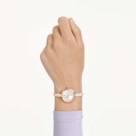 Sublima armbandhorloge, Swiss Made, metalen armband, roségoudkleurig, roségoudkleurige afwerking