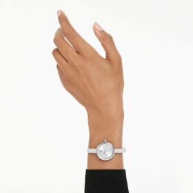 Sublima armbandhorloge, Swiss Made, metalen armband, zilverkleurig, roestvrij staal