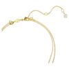 Sublima gelaagde hanger, wit, verguld
