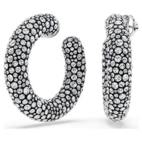 Sublima hoepeloorbellen met gemengde ronde slijpvormen, wit, gerhodineerd