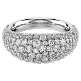 Sublima-ring wit, gerhodineerd