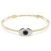 Symbolica-armband met ‘Evil Eye’, blauw, verguld Symbolica-armband met ‘Evil Eye’, blauw, verguld