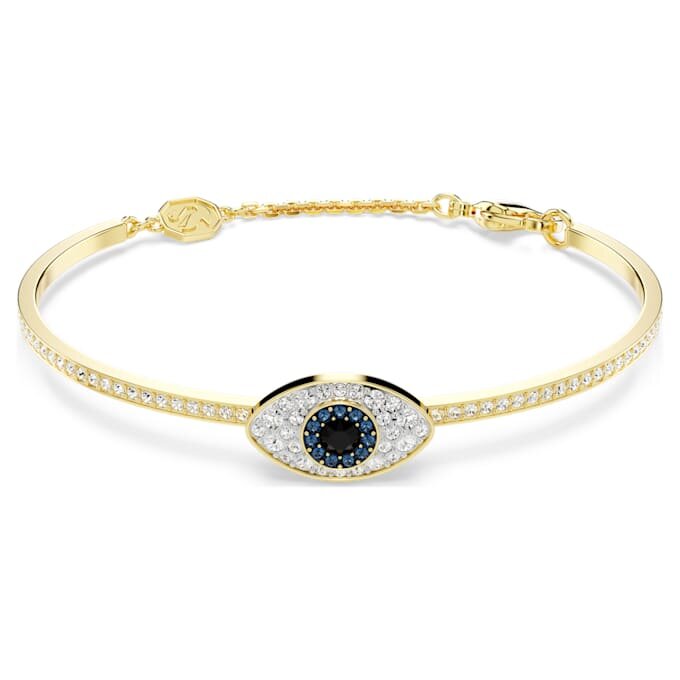 Symbolica-armband met ‘Evil Eye’, blauw, verguld Symbolica-armband met ‘Evil Eye’, blauw, verguld