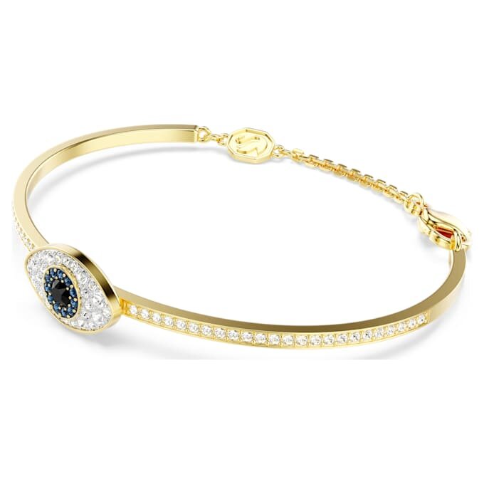 Symbolica-armband met ‘Evil Eye’, blauw, verguld Symbolica-armband met ‘Evil Eye’, blauw, verguld
