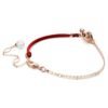 Symbolica-armband met kristallen parel, pavé, hoefijzer, wit, roségoudkleurig verguld Symbolica-armband met kristallen parel, pavé, hoefijzer, wit, roségoudkleurig verguld