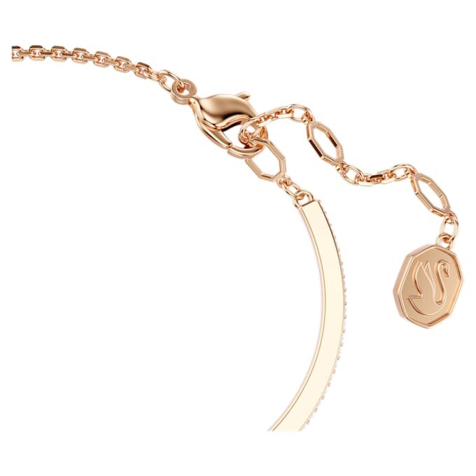 Symbolica-armband met pavé, hoefijzer, wit, roségoudkleurig verguld Symbolica-armband met pavé, hoefijzer, wit, roségoudkleurig verguld