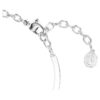 Symbolica-armband, ronde slijpvorm, pavé, hoefijzer, blauw, gerhodineerd Symbolica-armband, ronde slijpvorm, pavé, hoefijzer, blauw, gerhodineerd