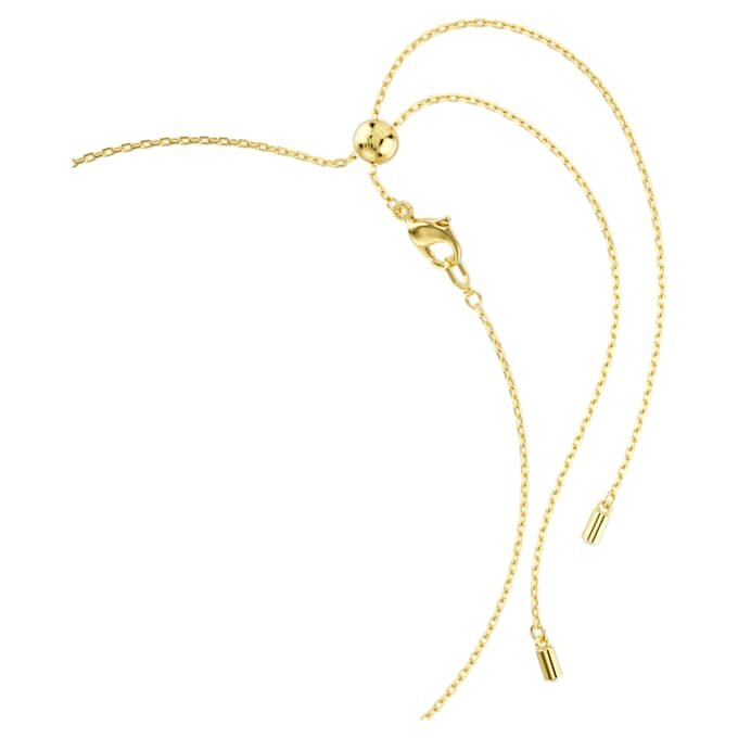 Symbolica-choker met kristallen parel, maan, Infinity-teken, klavertje, boze oog en hoefijzer, blauw, verguld Symbolica-choker met kristallen parel, maan, Infinity-teken, klavertje, boze oog en hoefijzer, blauw, verguld