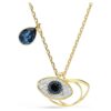 Symbolica-hanger ‘Evil Eye’, blauw, goudkleurig verguld Symbolica-hanger ‘Evil Eye’, blauw, goudkleurig verguld