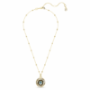 Symbolica-hanger ‘Evil Eye’, medium, veelkleurig, verguld Symbolica-hanger ‘Evil Eye’, medium, veelkleurig, verguld