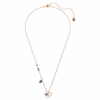 Symbolica-hanger ‘Oog’, veelkleurig, roségoudkleurig verguld Symbolica-hanger ‘Oog’, veelkleurig, roségoudkleurig verguld
