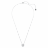 Symbolica-hanger, ronde slijpvorm, pavé, hoefijzer, blauw, gerhodineerd Symbolica-hanger, ronde slijpvorm, pavé, hoefijzer, blauw, gerhodineerd