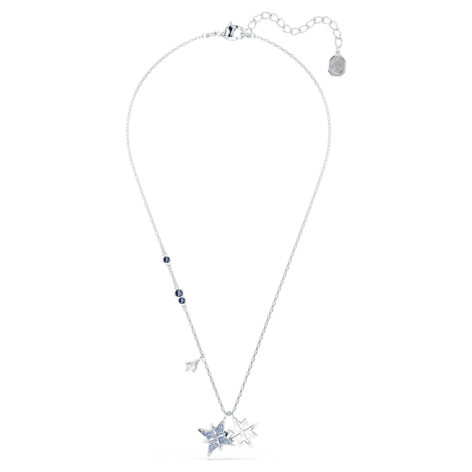 Symbolica-hanger Ster, blauw, gerhodineerd Symbolica-hanger Ster, blauw, gerhodineerd