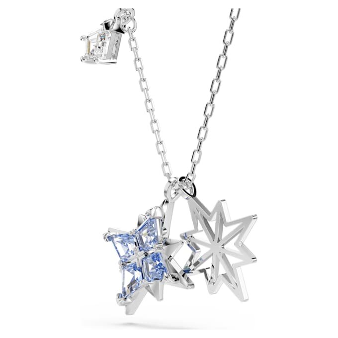 Symbolica-hanger Ster, blauw, gerhodineerd Symbolica-hanger Ster, blauw, gerhodineerd