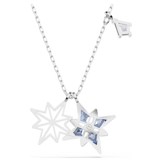 Symbolica-hanger Ster, blauw, gerhodineerd Symbolica-hanger Ster, blauw, gerhodineerd