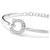 Symbolica Pavé-armband, hoefijzer, wit, gerhodineerd Symbolica Pavé-armband, hoefijzer, wit, gerhodineerd