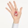 Teddy-sleutelhanger, roze, gerhodineerd Teddy-sleutelhanger, roze, gerhodineerd