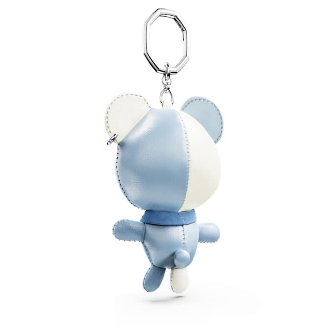 Teddy-tasbedeltje, blauw, gerhodineerd Teddy-tasbedeltje, blauw, gerhodineerd