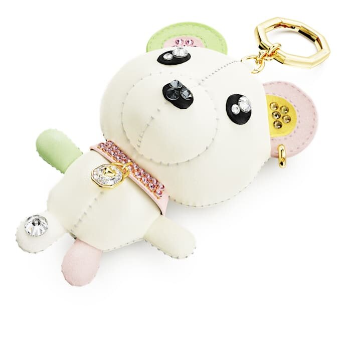 Teddy-tasbedeltje, veelkleurig, verguld Teddy-tasbedeltje, veelkleurig, verguld